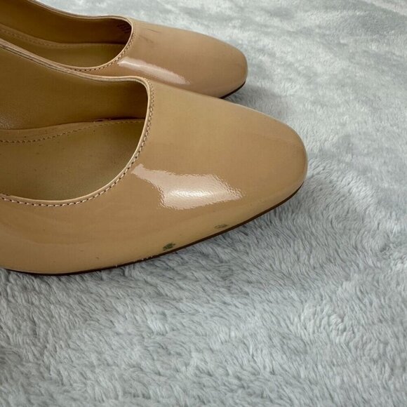 Michael Kors Beige Leather Round Tip Shoes Women's Size 8.5 US - Picture 4 of 12